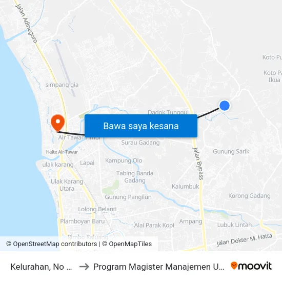 Kelurahan, No 46 to Program Magister Manajemen Unp map