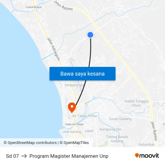 Sd 07 to Program Magister Manajemen Unp map
