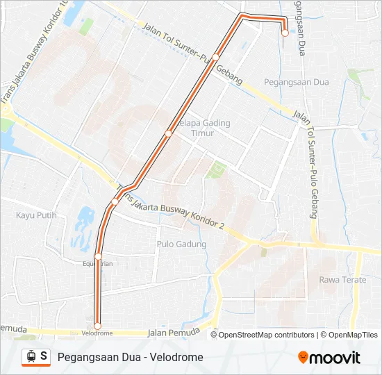 S LRT Line Map
