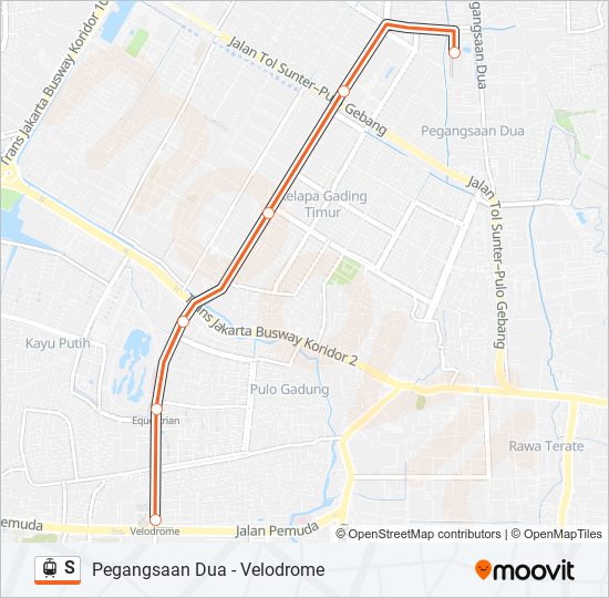 S LRT Line Map