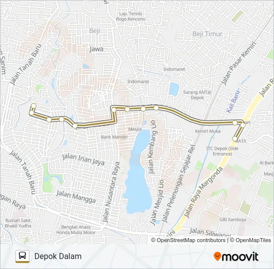 D01 Bus Line Map