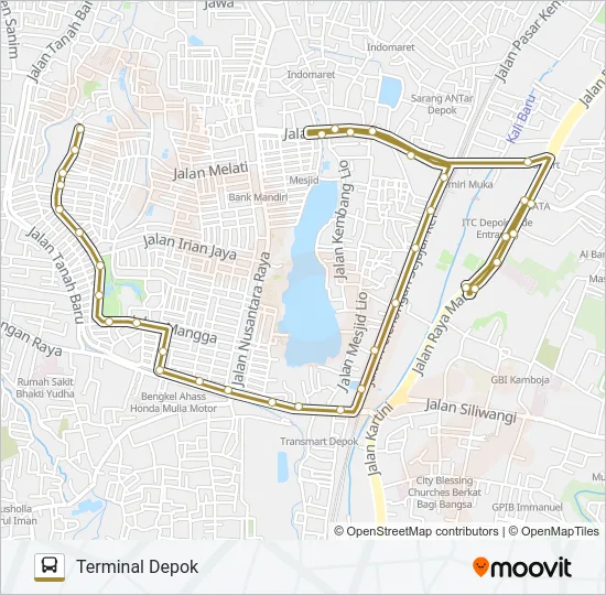 D01 Bus Line Map