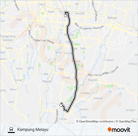 TRANSJABODETABEK bis Peta Jalur
