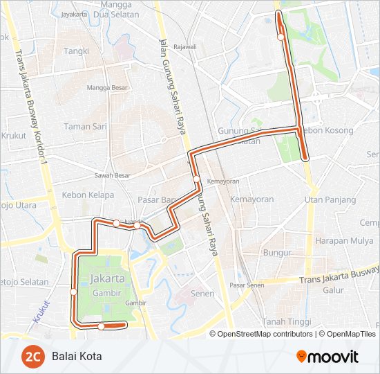 2C Bus Line Map