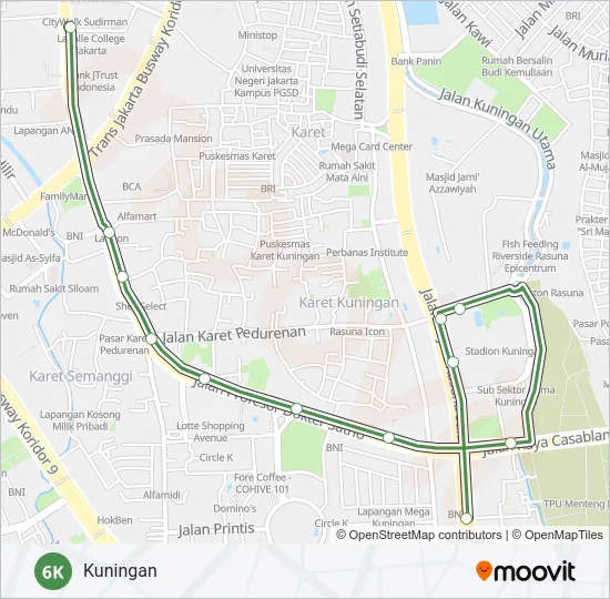 6K  Line Map