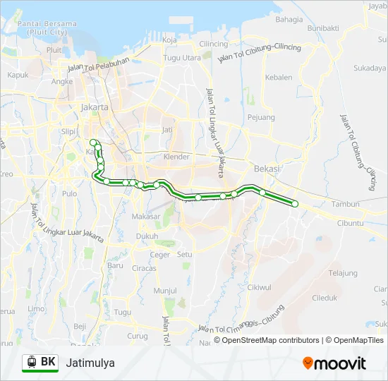 BK LRT Line Map