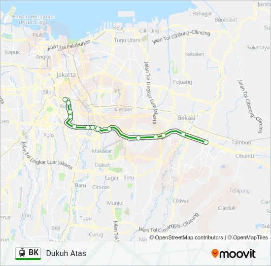 BK LRT Line Map
