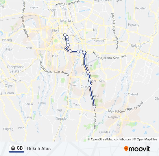 Rute Cb: Jadwal, Pemberhentian & Peta - Dukuh Atas (Diperbarui)