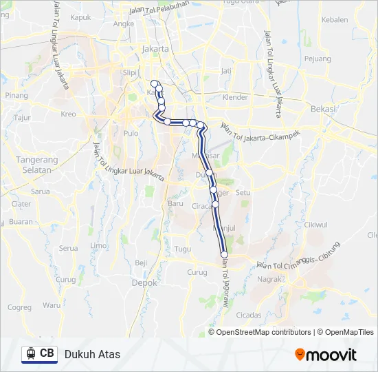 CB LRT Line Map