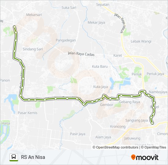R15B RS AN NISA - KUKUN bis Peta Jalur