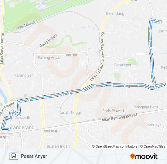 R05 PASAR ANYAR - KEBON BESAR bis Peta Jalur