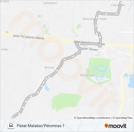 R07 PASAR MALABAR/PERUMNAS 1 - BINONG bus Line Map