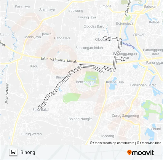 R07 PASAR MALABAR/PERUMNAS 1 - BINONG Bus Line Map