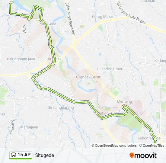 15 AP Bus Line Map