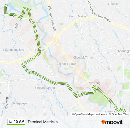 15 AP Bus Line Map