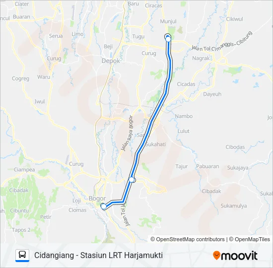 F01 Bus Line Map