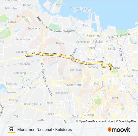 3 Bus Line Map