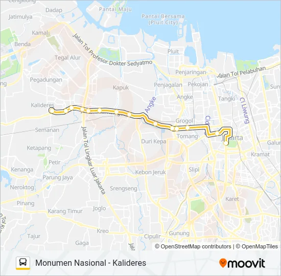 3 Bus Line Map