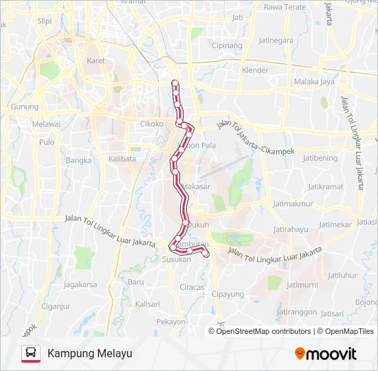7 Bus Line Map
