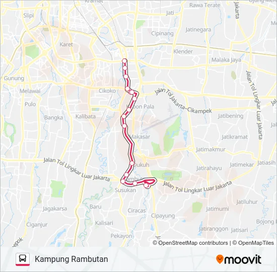 7 Bus Line Map