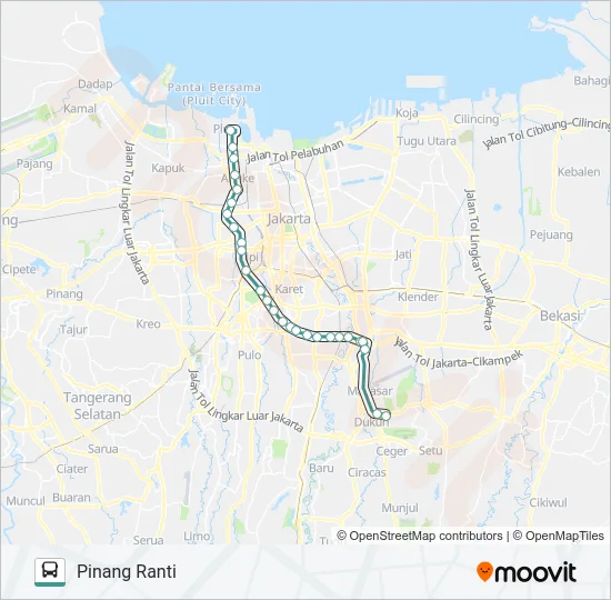9 Bus Line Map