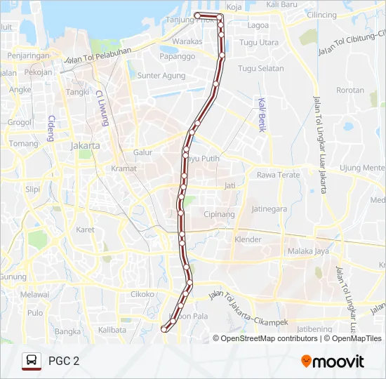 10 Bus Line Map