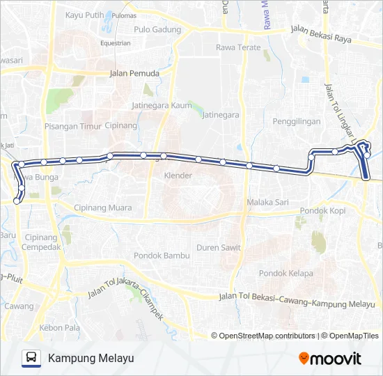11 Bus Line Map