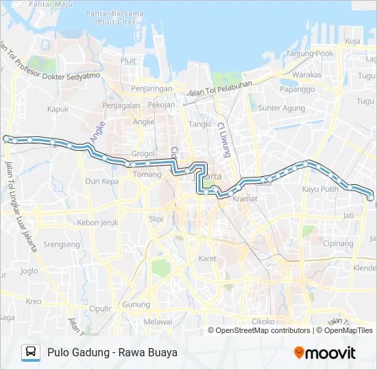 2A Bus Line Map