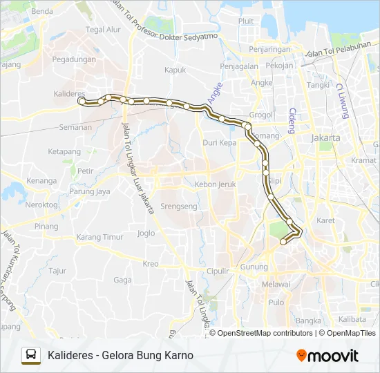 3F Bus Line Map