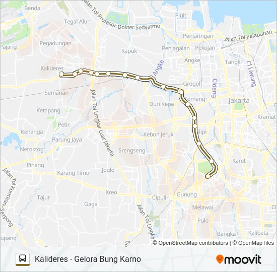 3F Bus Line Map