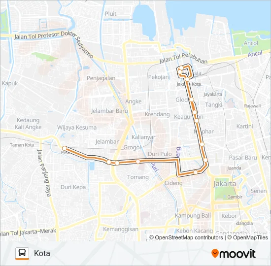 3H Bus Line Map