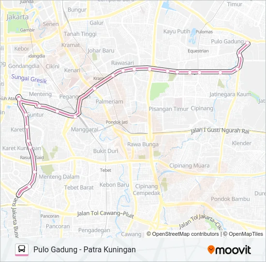 4D Bus Line Map