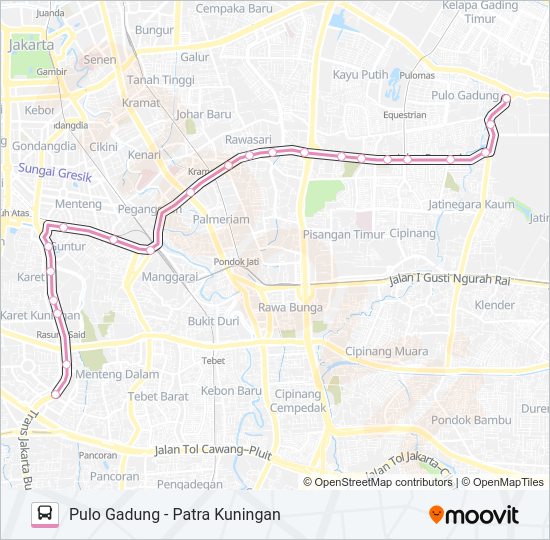 Rute 4d: Jadwal, Pemberhentian & Peta - Patra Kuningan (Diperbarui)