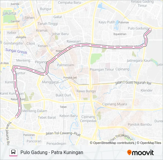 4D Bus Line Map