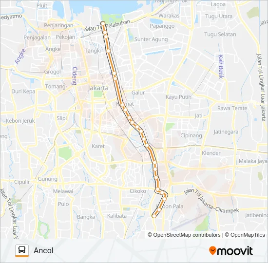 5D Bus Line Map