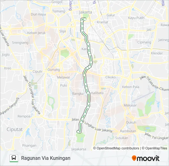 6A Bus Line Map