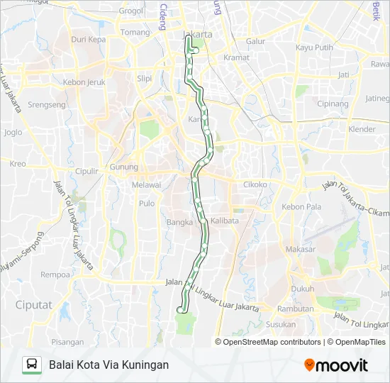 6A Bus Line Map