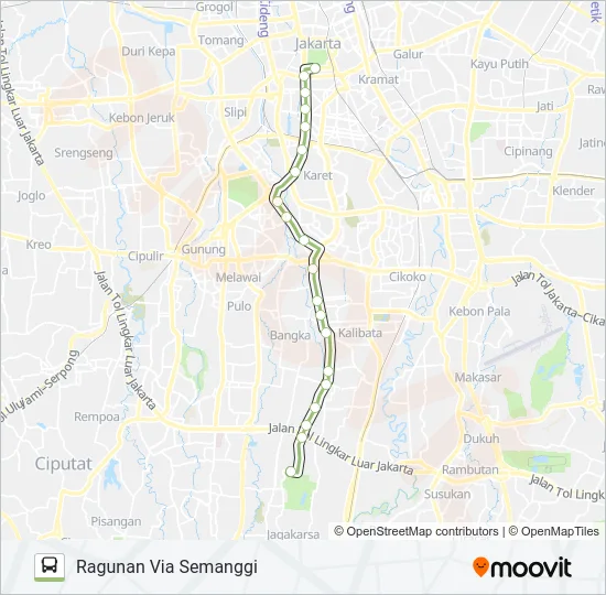6B Bus Line Map