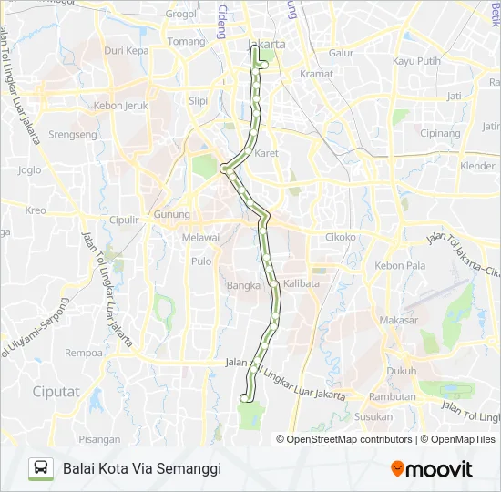 6B Bus Line Map