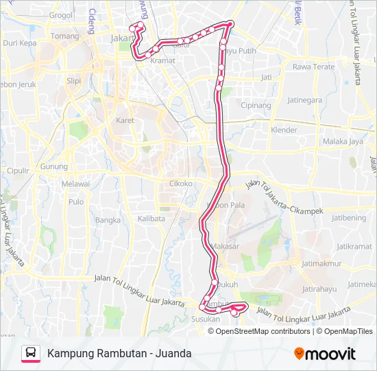 7F Bus Line Map