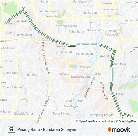 9C Bus Line Map