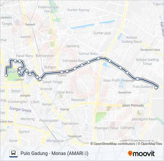 M2 Bus Line Map