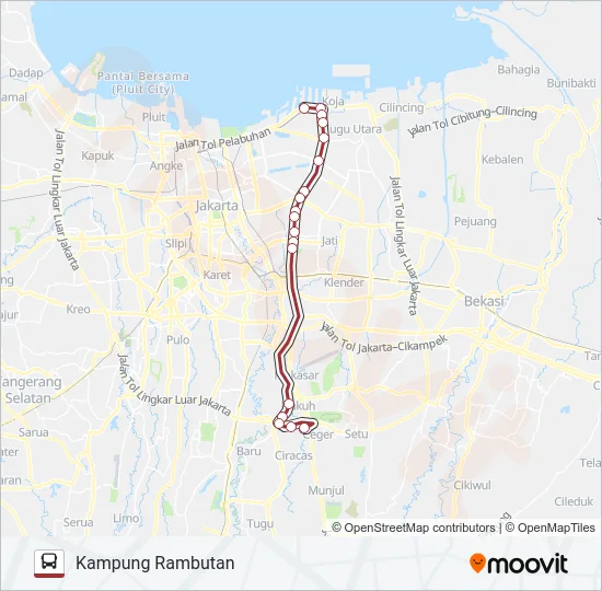 10D Bus Line Map