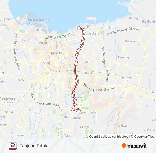 10D Bus Line Map