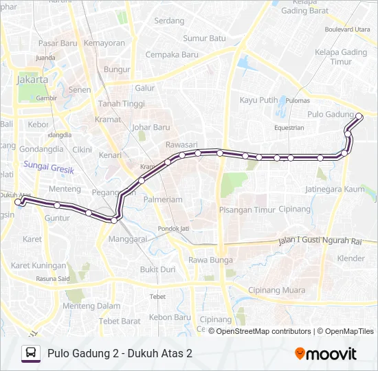 4 Bus Line Map