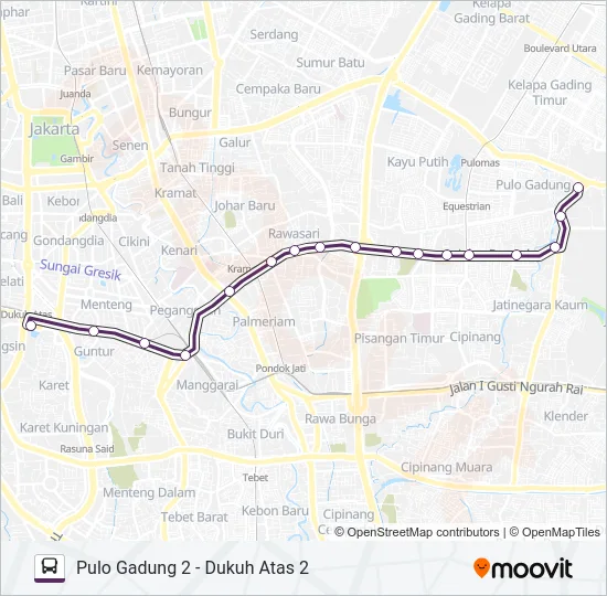 4 Bus Line Map