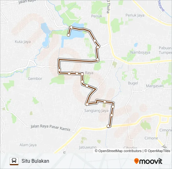 AP1C Bus Line Map