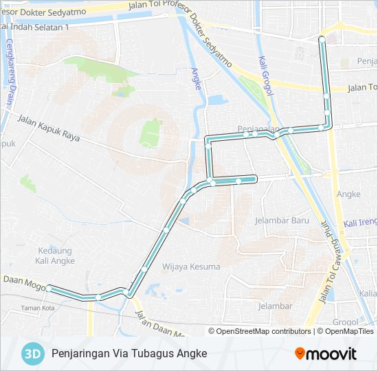 3D bus Line Map