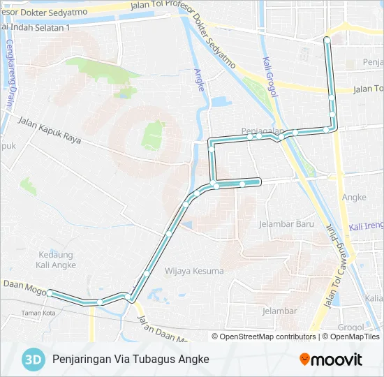 3D Bus Line Map