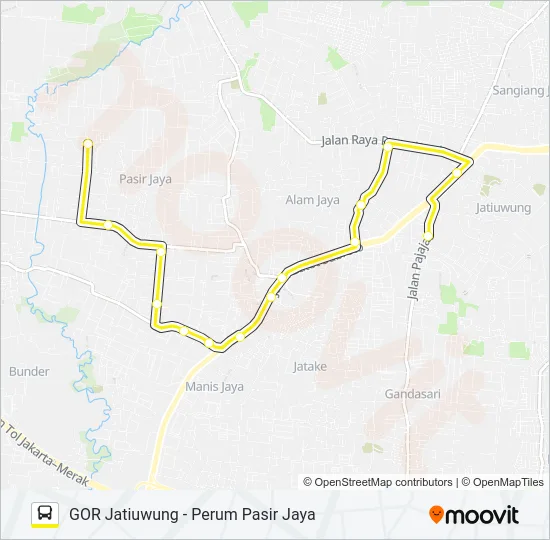 AP1E Bus Line Map